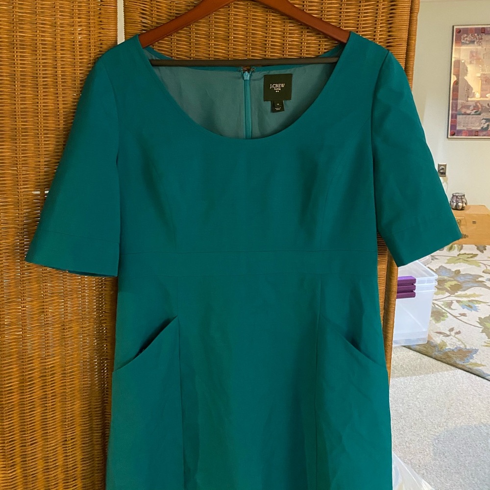 Stunning blue J. Crew dress